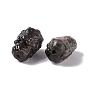 Perles d'obsidienne en argent naturel, Bouddha