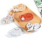 Cat Shape PVC Claw Hair Clips, for Girls Women Thick Hair