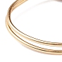 Resin Evil Eye Beaded Finger Ring, Copper Wire Wrap Jewelry for Women