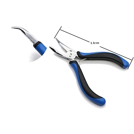 High-Carbon Steel Jewelry Pliers, Bent Nose Plier