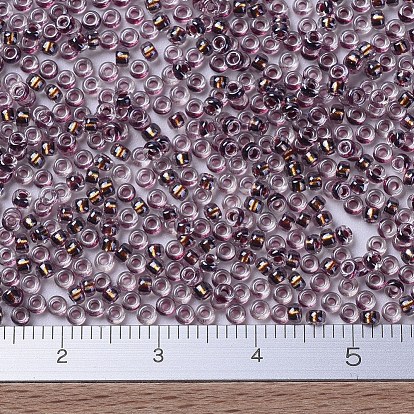 MIYUKI Round Rocailles Beads, Japanese Seed Beads, Magic Color & Color-Lined