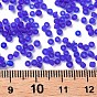 Glass Seed Beads, Frosted Colors, Round