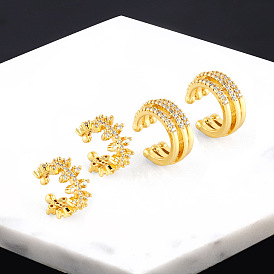 Sophisticated European Style Ear Cuff for Women with No Piercings - ERA169