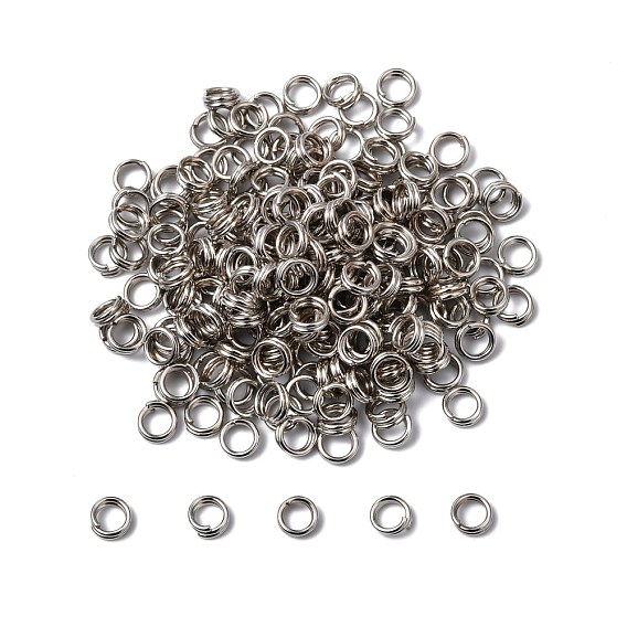 Iron Split Rings, Double Loops Jump Rings, Cadmium Free & Lead Free