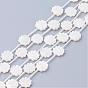 Natural White Shell Beads, Mother of Pearl Shell Beads, Shell Shaped