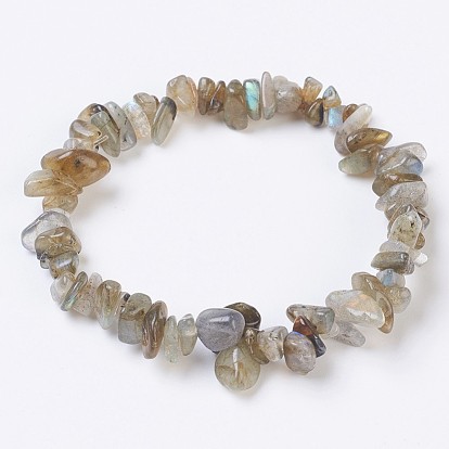 Gemstone Stretch Bracelets, Nuggets