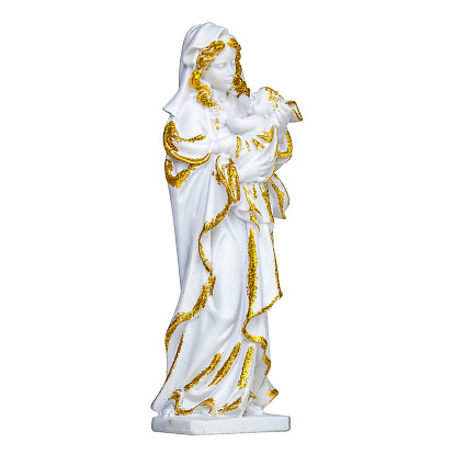 Figurines en résine de la Vierge Marie, pour la décoration de bureau à domicile
