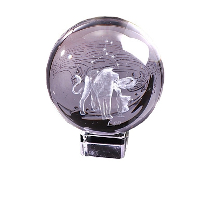 Внутренняя резьба созвездие стеклянный хрустальный шар украшение для диаплея, пресс-папье, домашний декор по фэншуй