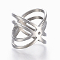 304 палец кольца из нержавеющей стали, широкая полоса кольца, крест-накрест кольцо, двойного кольца, х кольца, полый