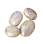 Piedras de palma de piedra lunar natural, piedra de bolsillo curativa, oval