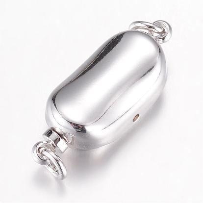304 Stainless Steel Box Clasps, Ion Plating (IP)