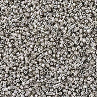 Perles miyuki delica, cylindre, perles de rocaille japonais, 11/0, galvanisé teint