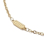 304 Stainless Steel Rectangle Link Chain Necklace
