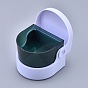 Mini bain de nettoyage à ultrasons numérique en plastique, bijoux, fausse dent, Machine de nettoyage de montre, Pot de stérilisateur