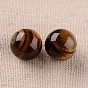 Natural de ojos de tigre bolas de bolas redondas, esfera de piedras preciosas, sin agujero / sin perforar, 16 mm
