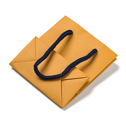 Бумага подарочные пакеты, прямоугольные сумки для покупок, свадебные подарочные пакеты с ручками