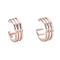 Brass Cuff Earrings, Ring