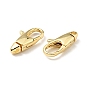 Brass Swivel Lobster Claw Clasps, for Jewelry Making Findings, Cadmium Free & Lead Free, Long-Lasting Plated