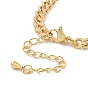 Cubic Zirconia Leopard Link Bracelet Brass Curb Chains for Women