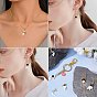 6Pcs 6 Style Eco-friendly Brass Enamel Pendants, Long-Lasting Plated, Real 18K Gold Plated, Cadmium Free & Lead Free, Astronaut