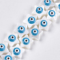 Freshwater Shell Beads, Star with Evil Eye