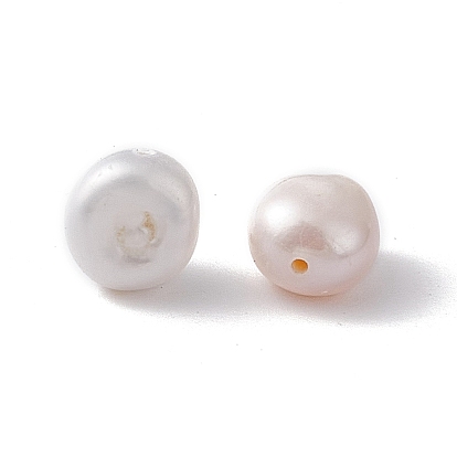 Perlas keshi naturales barrocas, huevo