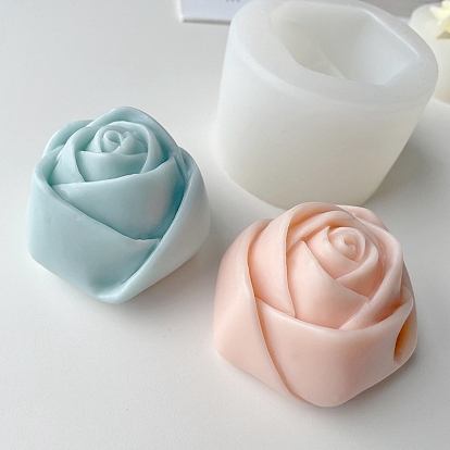 Moldes de silicona de calidad alimentaria para velas perfumadas con flores, moldes para hacer velas, molde para velas de aromaterapia