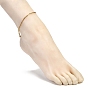 304 ножные браслеты с цепочками фигаро из нержавеющей стали для девочек и женщин