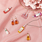 Chgcraft diy 22 paires de kits de fabrication de boucles d'oreilles en forme de bouteille de boisson, y compris les billes de résine, Crochets d'oreille en laiton, accessoires en fer
