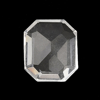 Señaló hacia cabujones de diamantes de imitación de cristal, Rectángulo, facetados