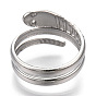 304 спиральные кольца из нержавеющей стали, регулируемые кольца, обернуть кольца для женщин девушки