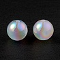 Perles acryliques opaques, couleur ab , ronde