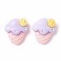 Opaque Resin Decoden Cabochons, Ice Cream & Cup Cake