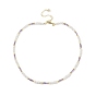 Natual Gemstone & Rainbow Moonstone Beaded Necklace for Women