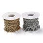 304 Stainless Steel Rope Chains, Soldered, with Spool