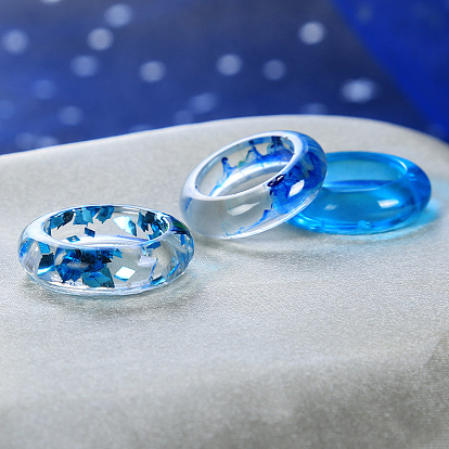 Moules en silicone à anneau de bricolage transparent, moules de résine, pour la résine UV, fabrication de bijoux en résine époxy