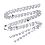Placage ionique (ip) 304 chaînes à maillons en acier inoxydable, chaînes de paillettes de coeur, soudé