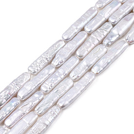 Perle baroque naturelle perles de perles de keshi, perle de culture d'eau douce, coller
