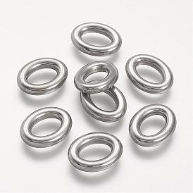 304 anneau de liaison en acier inoxydable, ovale