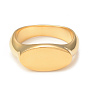 Ионное покрытие (ip) 304 овальное кольцо из нержавеющей стали для женщин