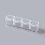 Plastic Bead Containers, Removable, 56 Compartments, Rectangle