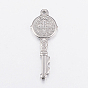 304 Stainless Steel Cross God Father Religious Christianity Pendants, Key with Word CssmlNdsmd