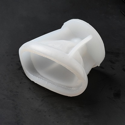 3d moules en silicone pour bougie bricolage chapeau de noël, pour la fabrication de bougies parfumées