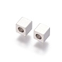 202 Stainless Steel Beads, Cube