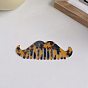 Cellulose Acetate Hair Combs, Mustache Shape