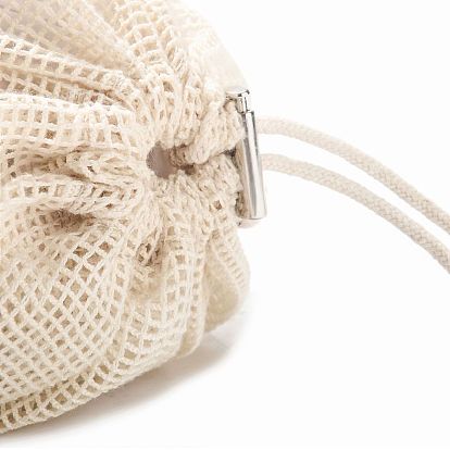 Прямоугольные хлопковые мешочки для хранения, сумки на шнурке с пластиковыми концами шнура