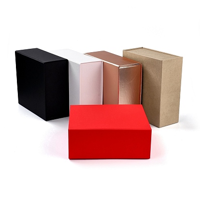 Foldable Cardboard Box, Flip Cover Box, Magnetic Gift Box, Rectangle