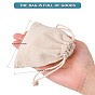 Cotton Packing Pouches Drawstring Bags, Gift Sachet Bags, Muslin Bag Reusable Tea Bag