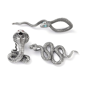 316 Surgical Stainless Steel Big Pendants, Snake Charm
