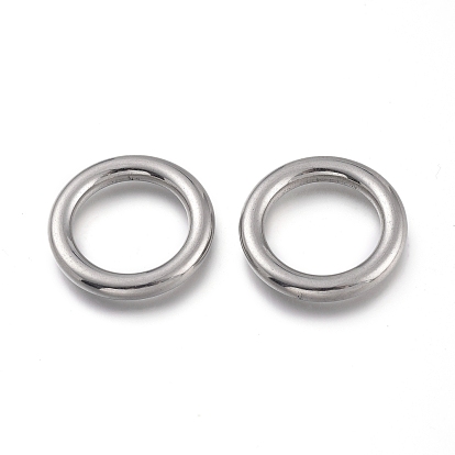 304 Stainless Steel Linking Rings, Round Ring